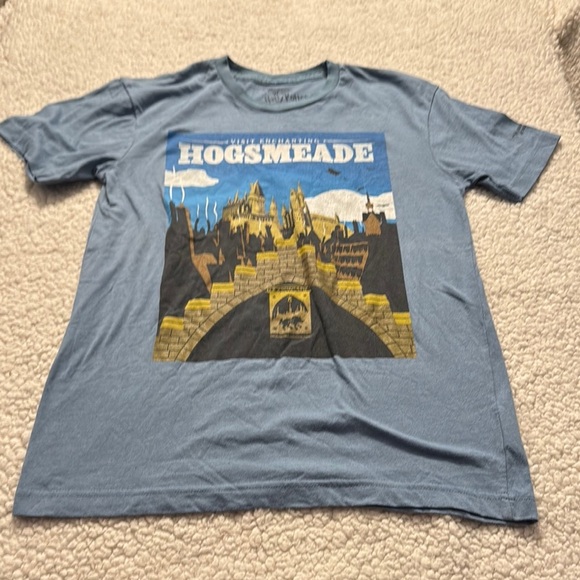 Universal Studios Harry Potter Blue Tee - Picture 1 of 4